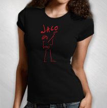 Jaco Pastorius - Jaco Drawing womens tee