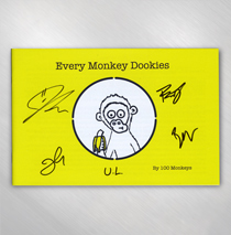 100 Monkeys - SIGNED Every Monkey Dookies booklet