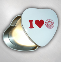 100 Monkeys - Heart Shaped Tin